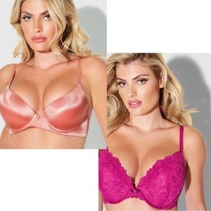 Frederick's of Hollywood Push Up Bras 36 D